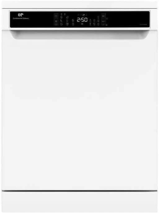 Lave-vaisselle pose libre CONTINENTAL EDISON - 15 couverts - Largeur 59,8 cm - Classe D - moteur induction - 39 dB - Blanc