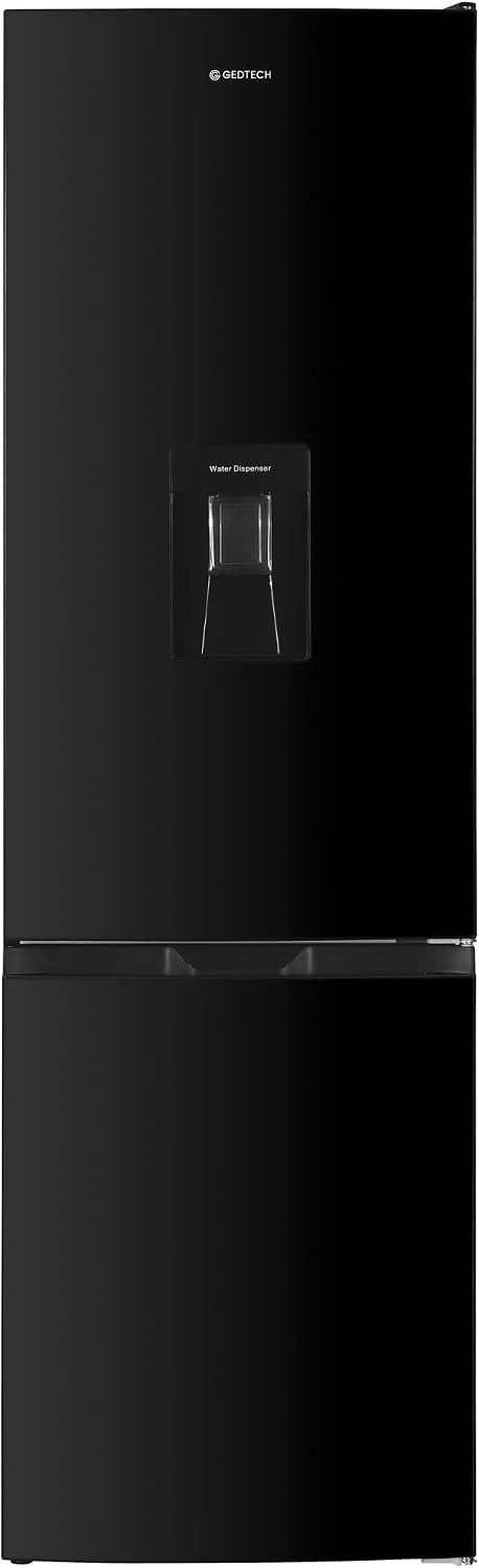 GEDTECH Refrigerateur combiné - congélateur bas - GCB262BL Noir - capacité 262 L - Classe E