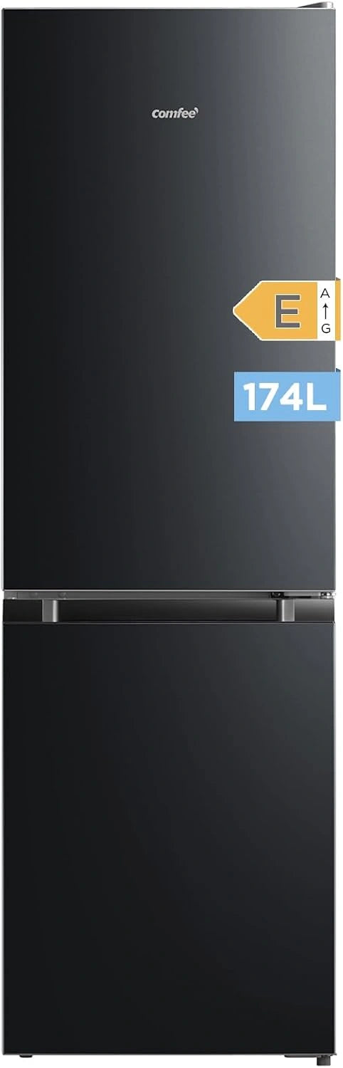 Comfee' 174 L Frigo Congelateur, 115 L Réfrigérateur / 59 L Congélateur, Hauteur 150 cm, Low Frost, Température Réglable, Lumière LED