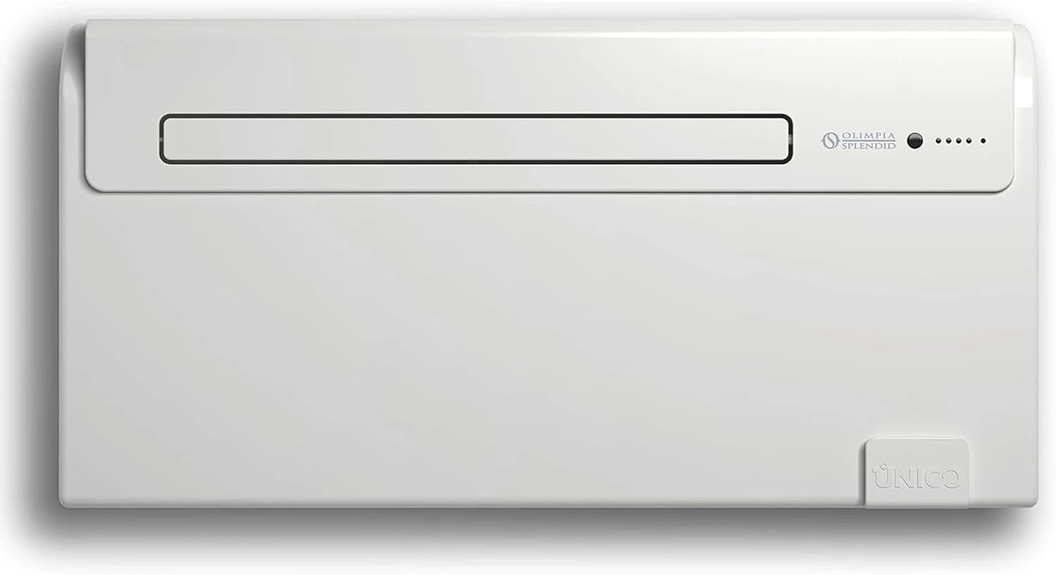 Olimpia Splendid Unico Air HP EFA, Conditionneur d'Air 02595, Design Slim 16 Cm, Climatiseur Mural Sans Groupe Extérieur, Chaud/Froid, Silent System