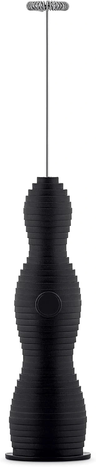 Alessi Pulcina MDL02/6 BB - Cafetière Espresso Design, Noir, 6 Tasses, en Fonte d'Aluminium avec Poignée et Bouton en PA