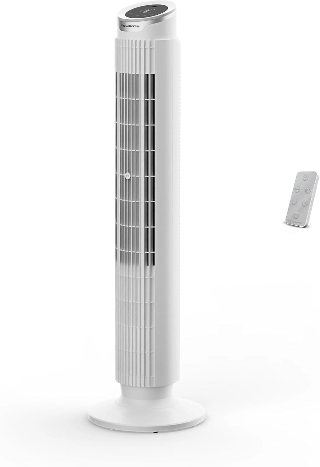 Rowenta Eole Silence Force, Couleur: Blanc, silencieux VU7025, 1900 m³/h, Jusqu'à 10 m/s, 8 Vitesses, 4 Modes, Oscillation 90°, Ventilateur Colonne