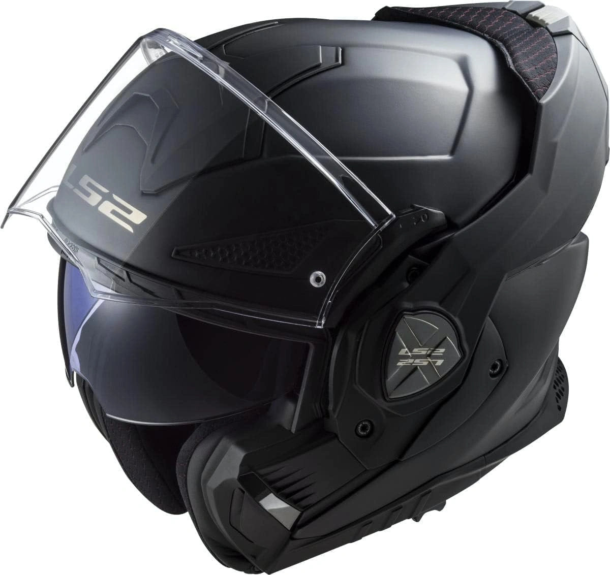 LS2, Casque Moto modulable ADVANT X Solid Noir Mat, L, Pinlock, vélo