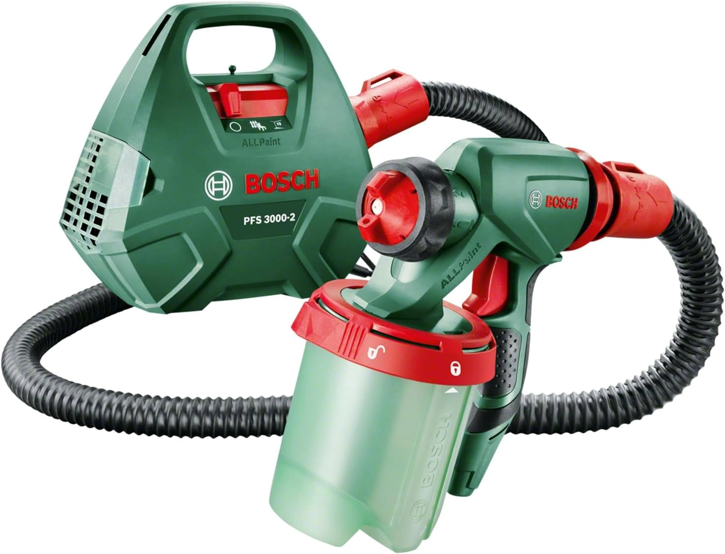 Bosch pistolet à peinture filaire PFS 3000-2 (650 W, dans une boîte en carton)