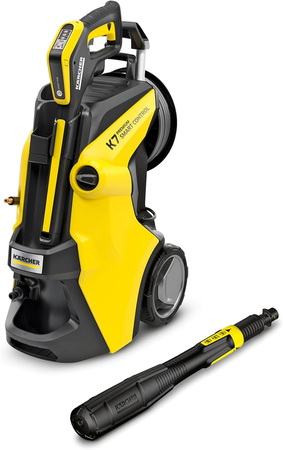 Kärcher Nettoyeur Haute Pression K 7 Premium Smart Control Flex, (180 Bar, 600 l/h, 60 m²/h, 17,7 kg), Flexible Haute Pression, Lance Vario Power