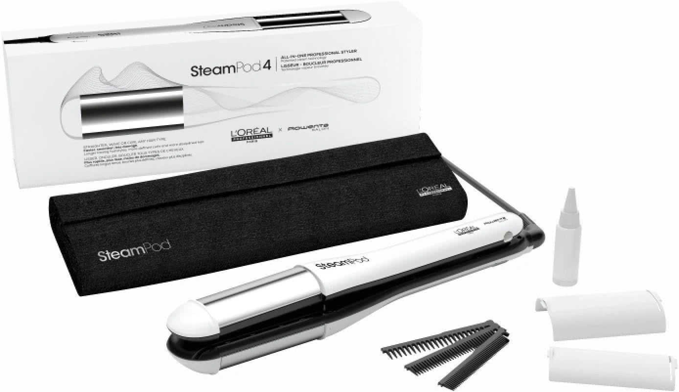 STEAMPOD 4 - Lisseur Boucleur Vapeur - Idée - 95% De Dommages En Moins - Coiffage Rapide - 3 Températures - Technologie Vapeur Brevetée - Tous