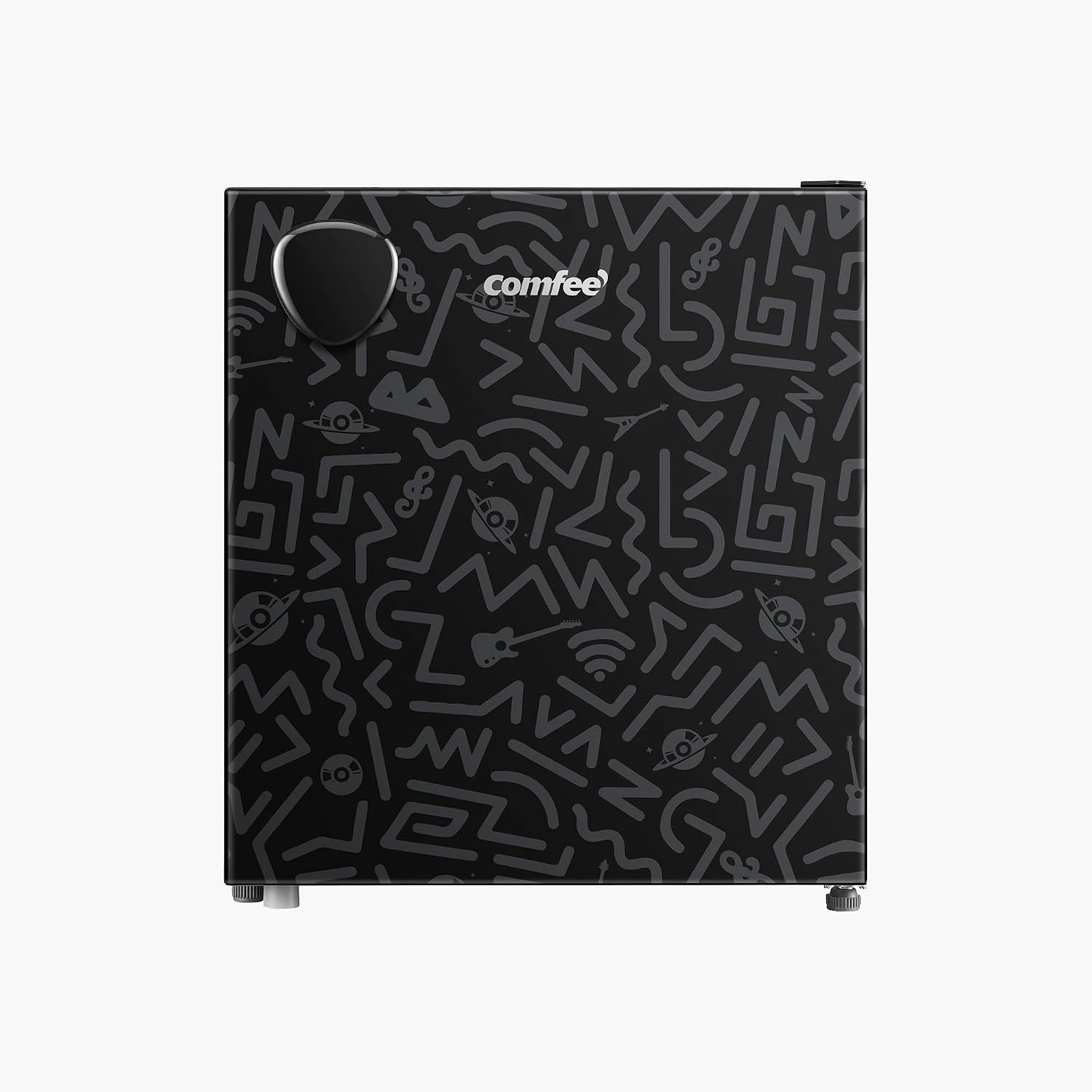 COMFEE' 43 L Mini frigo, Noir, Petit Réfrigérateur avec Chiller Box, Avec compartiment congélateur, Température Réglable