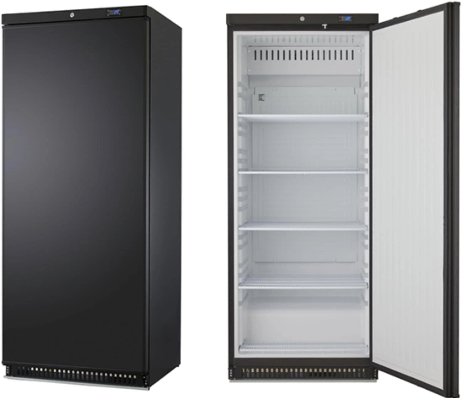 L2G - Armoire Réfrigérée 1 Porte - Carrosserie Noire, 0/+8°C - Gaz Réfrigérant R600 a - 775x744x1900 mm - 600 Litres