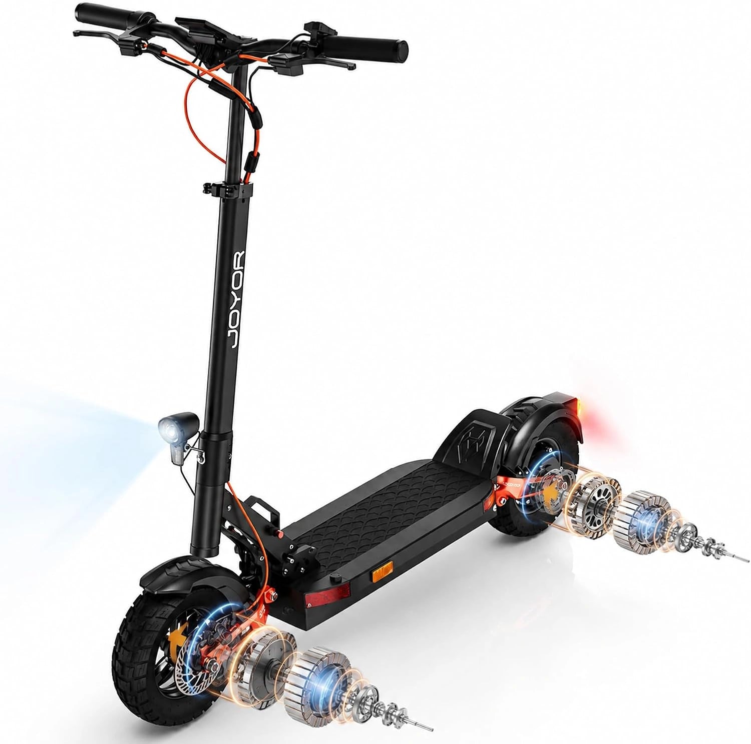 JOYOR Trotinette Electrique Adulte S/T Serie Autonomie 50-90KM Moteur 2000 W Trottinette électrique Puissante Sportive Professionnelle Aventure