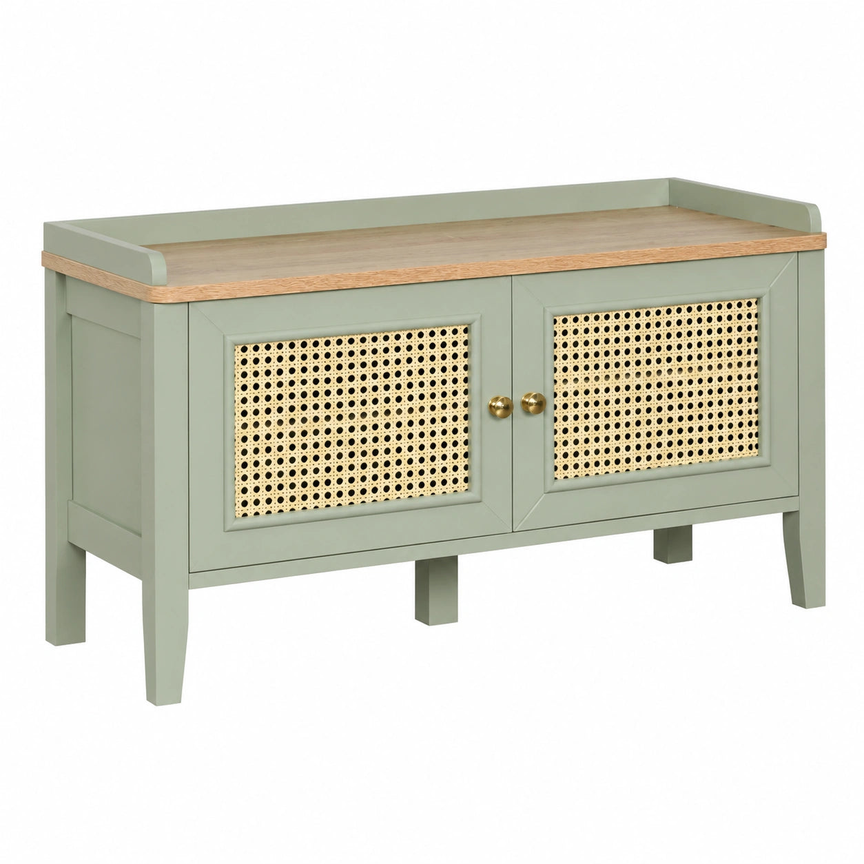 banc-de-rangement-a-chaussures-avec-etageres-reglables-facades-cannage-et-base-surelevee-vert-qxumudk920no