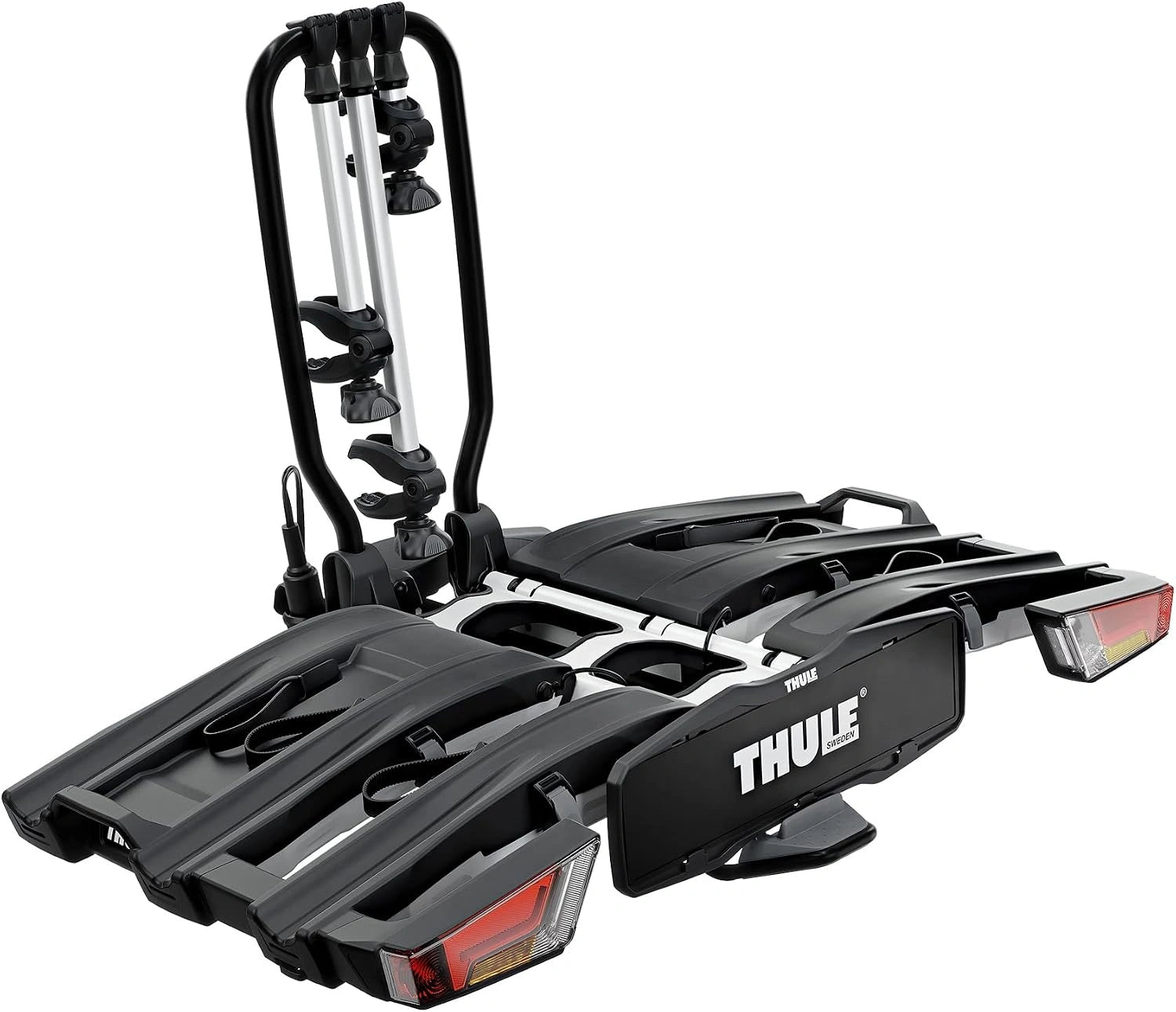 Thule EasyFold XT Porte-Vélos, Porte-Vélos sur Attelage noir et aluminium