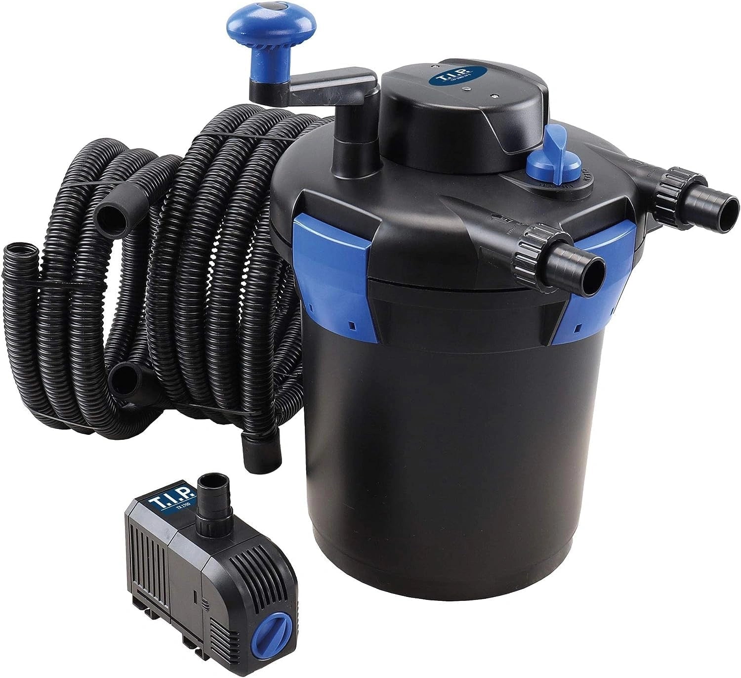 T.I.P. TFP 5000 UV 9 Kit de Filtre à Pression pour Bassin - Lampe UV-C, pompe, 1500 l
