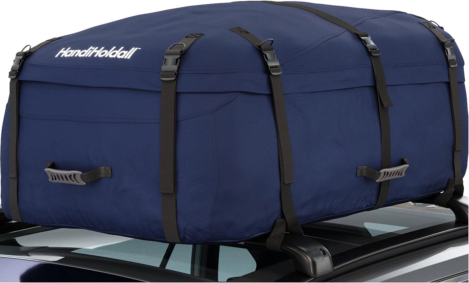 HandiWorld HHOLDALLWR330 HandiHoldall Grand Coffre de Toit Souple, Bleu Marine, 330 litres