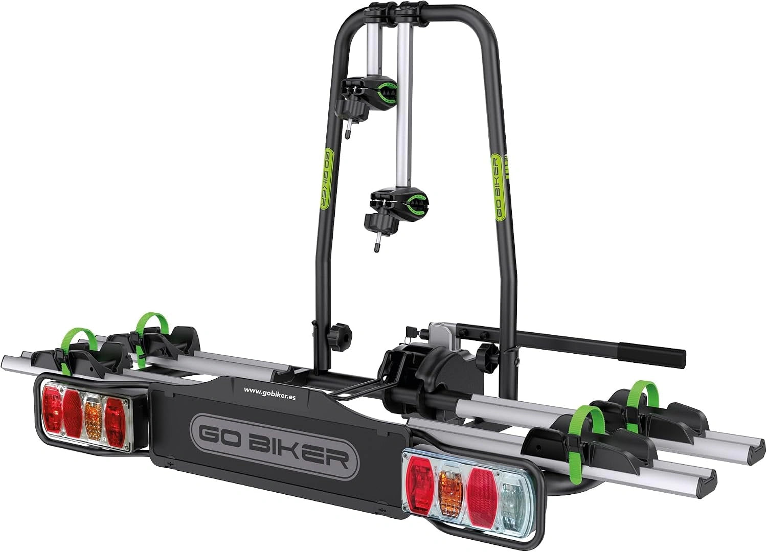 Porte-Vélo sur Attelage - Modèles 2 à 4 Vélos - Gamme Complète Boule de Remorque - Supporte 15 et 30 kg/Rail - Châssis Acier/Aluminium - Tous
