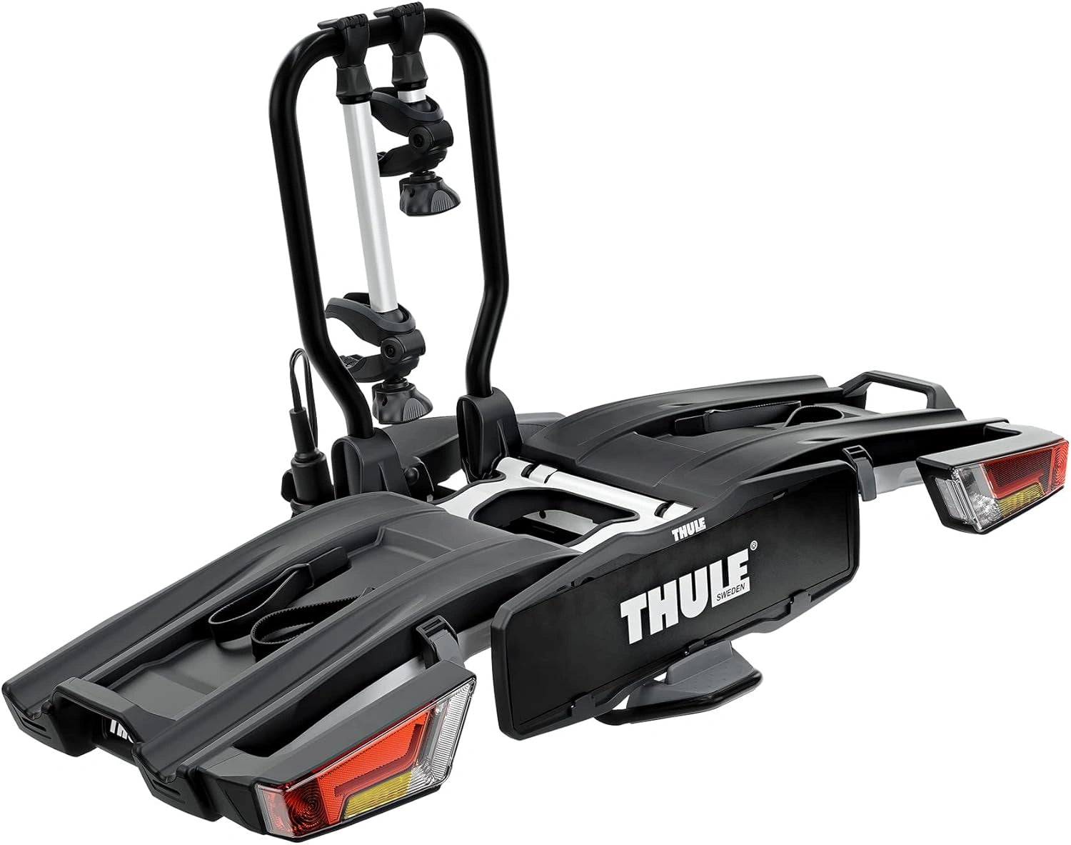 Thule EasyFold XT Porte-Vélos, Porte-Vélos sur Attelage noir et aluminium