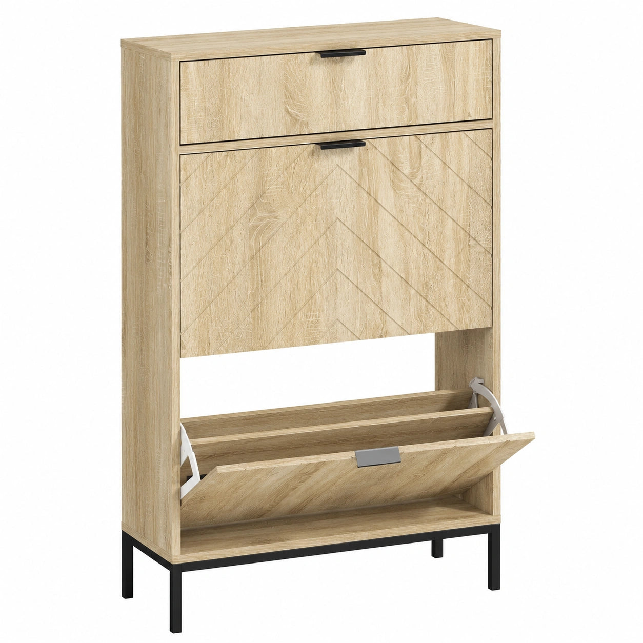 armoire-a-chaussures-8-paires-avec-tiroirs-et-etageres-ajustables-pour-entree-ittcmez841ft