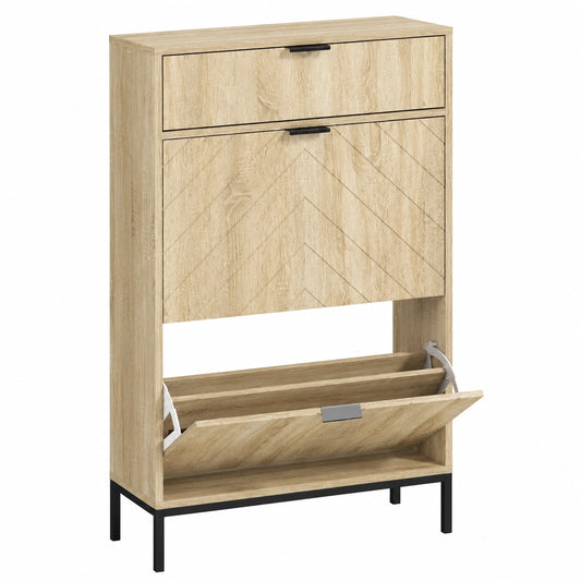 armoire-a-chaussures-8-paires-avec-tiroirs-et-etageres-ajustables-pour-entree-ittcmez841ft